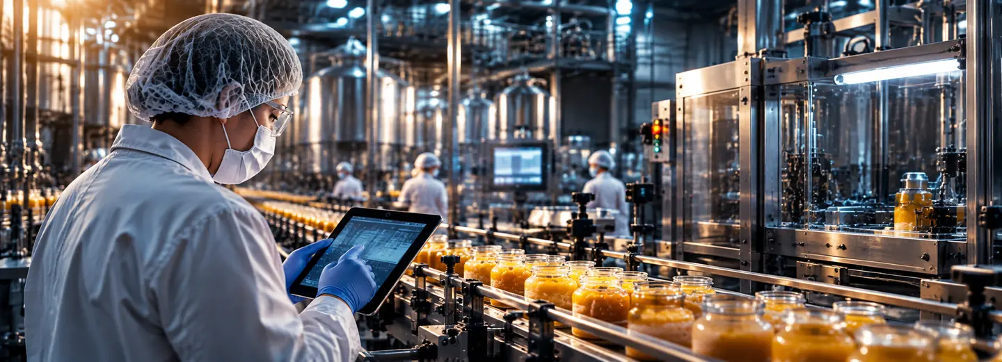 Operación de planta: controles, monitoreo e inocuidad alimentaria.