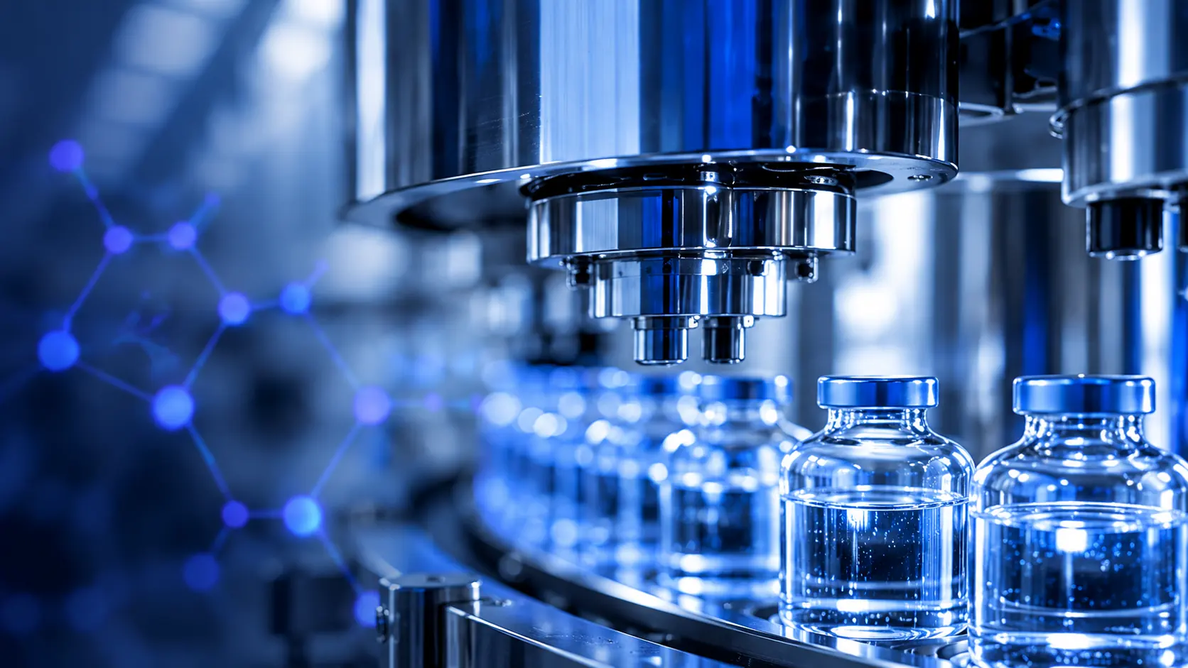 Entorno farmacéutico: método aprobado, ejecución controlada y revisión.